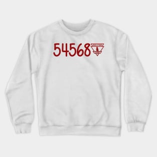 Camp Red Pine Zip Code Crewneck Sweatshirt